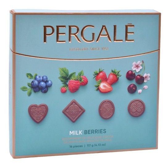 BOMBONS PERGALE MILK BERRIES 117G