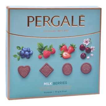 BOMBONS PERGALE MILK BERRIES 117G