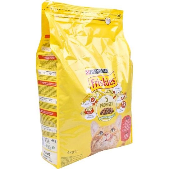 FRISKIES GATO ADT VACA/GALINHA 4KG CX4