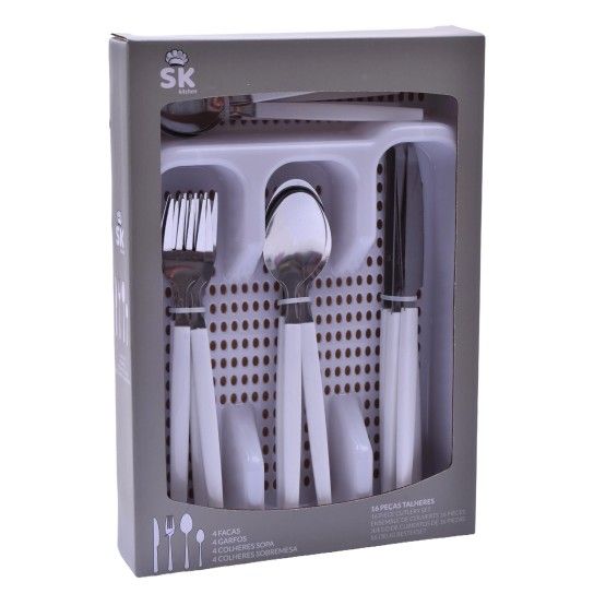 SET 16 TALHERES C/SUPORTE 420-01 CX12