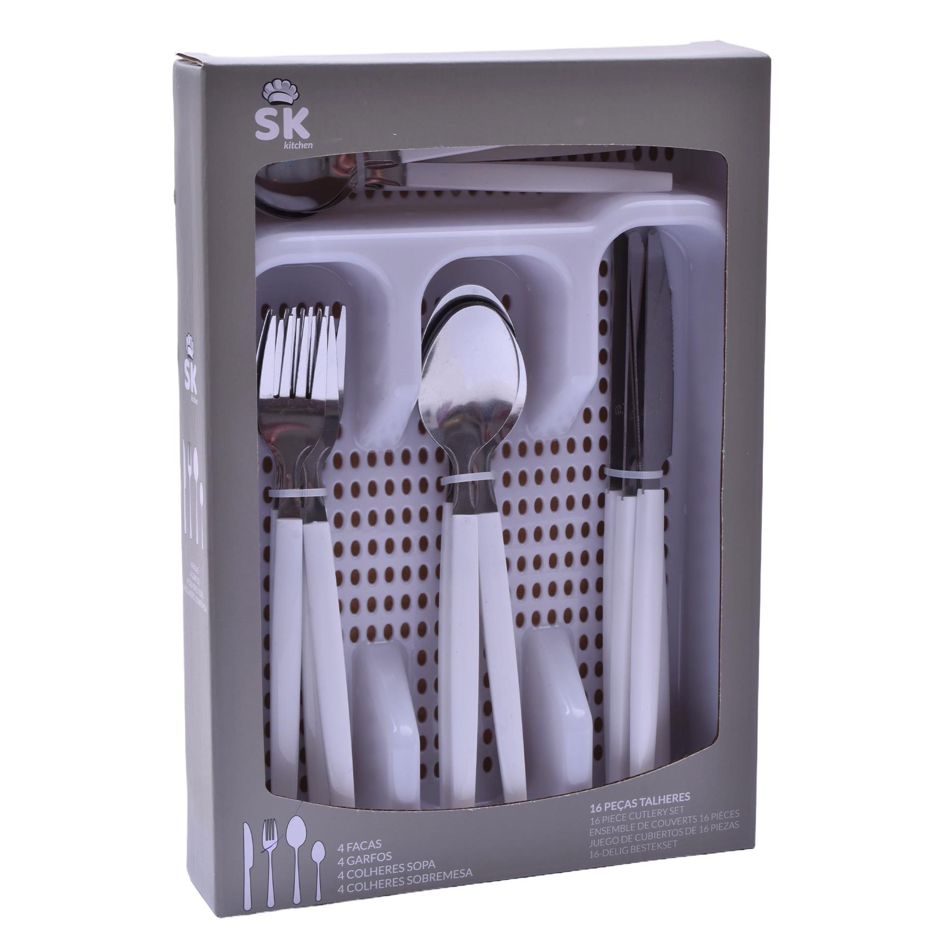 SET 16 TALHERES C/SUPORTE 420-01 CX12 SET 16 TALHERES C/SUPORTE 420-01 CX12