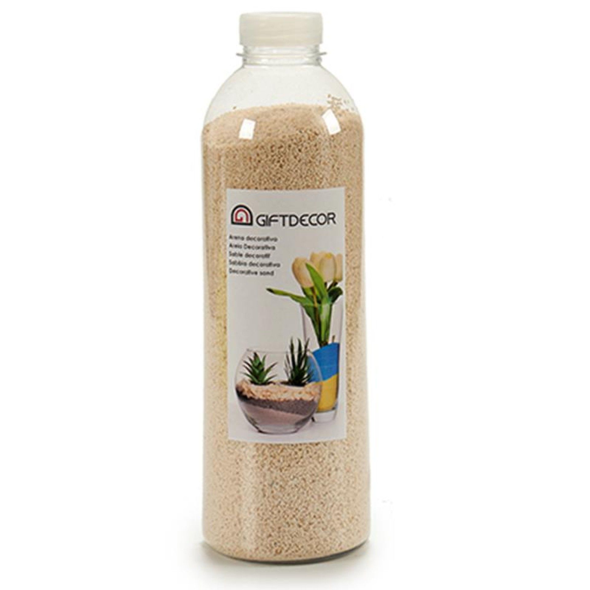 FRASCO AREIA DEC. 1,5KG BEGE 55681 FRASCO AREIA DEC. 1,5KG BEGE 55681