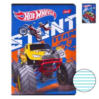 CADERNO AGRAF A5 80FLS HOT WEELS PAUT.