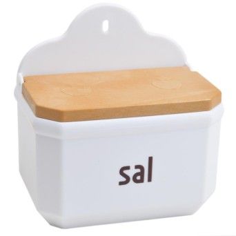 SALEIRO PLASTICO BR/BEJE 21144 CX24