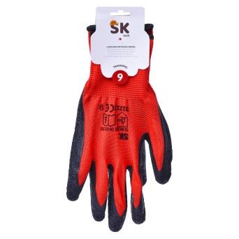 LUVA NYLON VERM TAM 9 0303-15 CX240