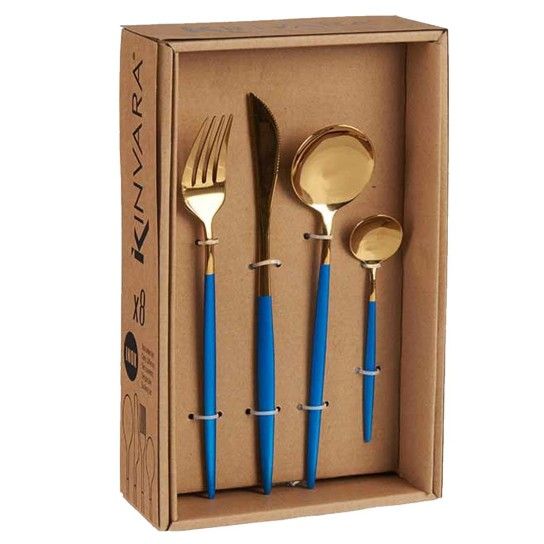 CONJ. 8 TALHERES INOX 75227