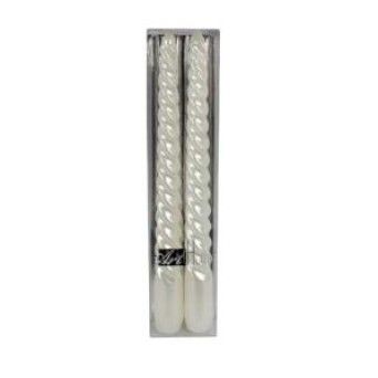 CONJ. 2 VELAS NATAL BRC 20CM