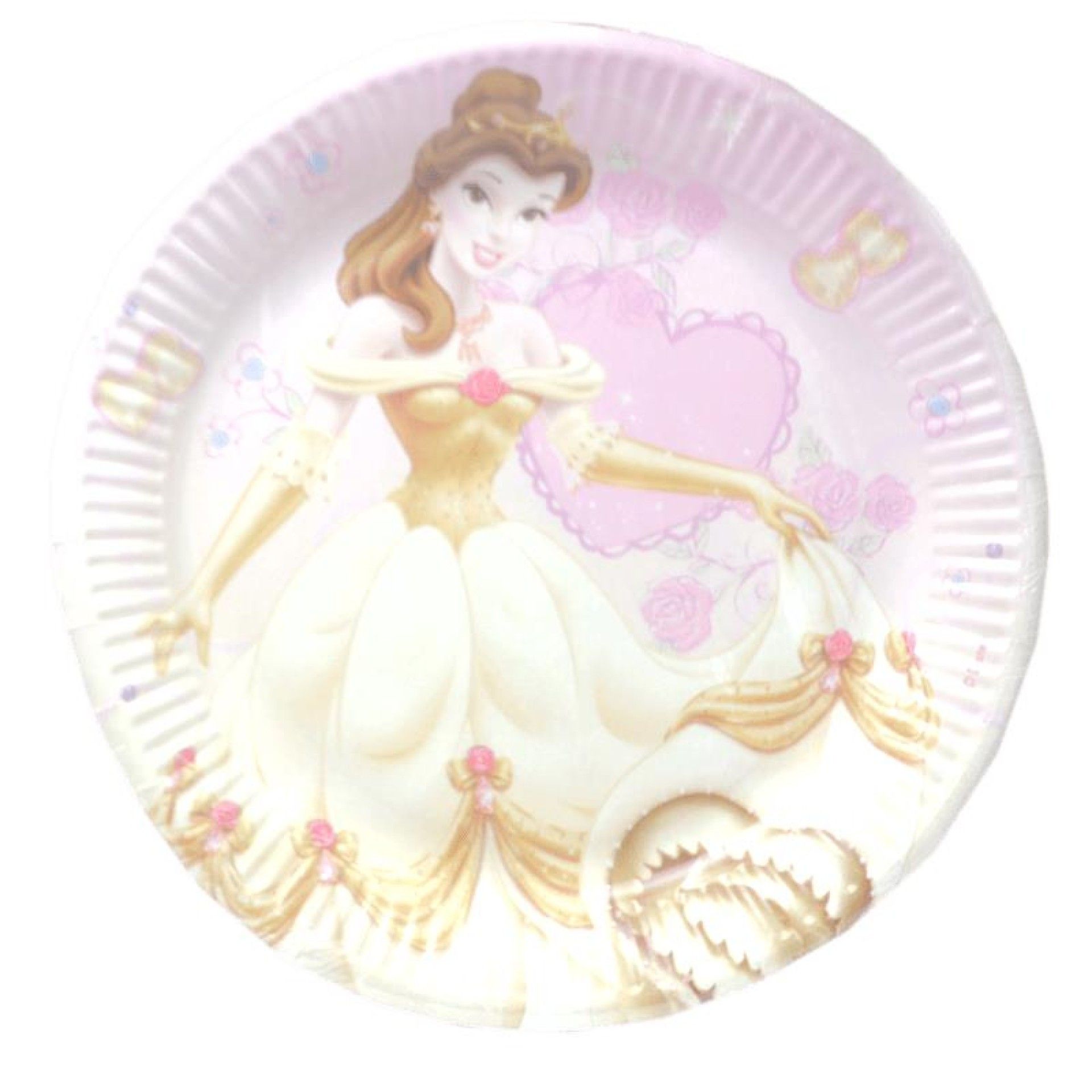 PRATO PAPEL PRINCESAS 23CM 10UNI PRATO PAPEL PRINCESAS 23CM 10UNI