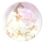 PRATO PAPEL PRINCESAS 23CM 10UNI PRATO PAPEL PRINCESAS 23CM 10UNI