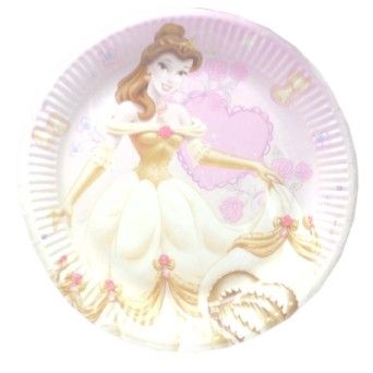 PRATO PAPEL PRINCESAS 23CM 10UNI