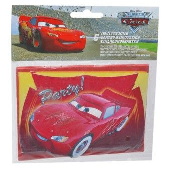 CONVITES CARS 6UNI