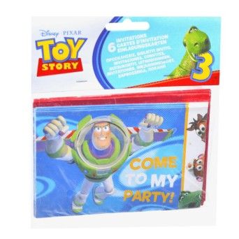 CONVITES TOY STORY 6UNI