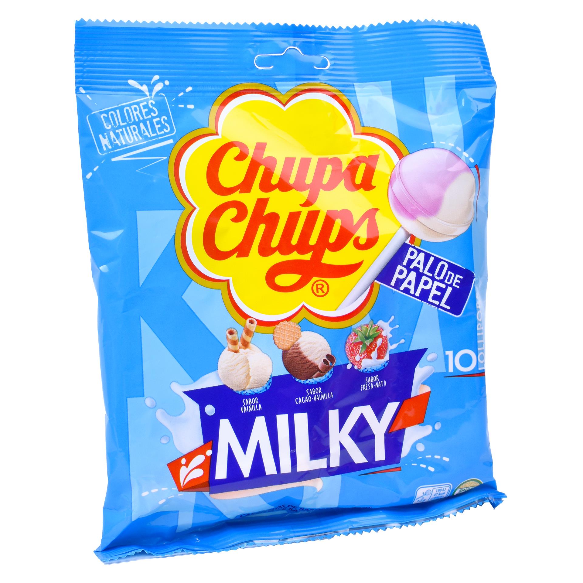 CHUPA CHUPS 10UN MILKY 120G CHUPA CHUPS 10UN MILKY 120G