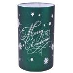 CASTIÇAL VIDRO NATAL 16CM C /LUZ CASTIÇAL VIDRO NATAL 16CM C /LUZ