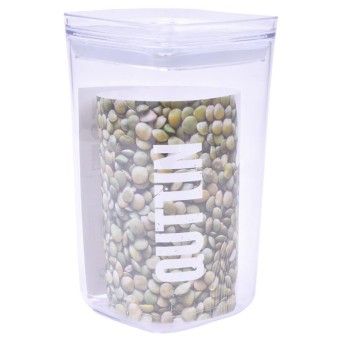 FRASCO PLASTICO TAMPA TRANSP 1300ML