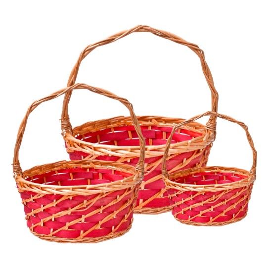 CESTO VIME SET3 RED 0235-02 CX8 CESTO VIME SET3 RED 0235-02 CX8
