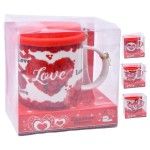 SET CANECA E COLHER 8,5X9 2645-104-02 CX72