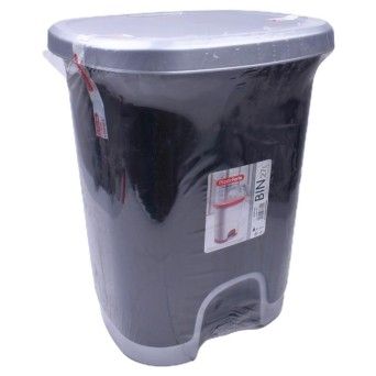 BALDE PLASTICO C/PEDAL 27L PRT/PR 12062Z5