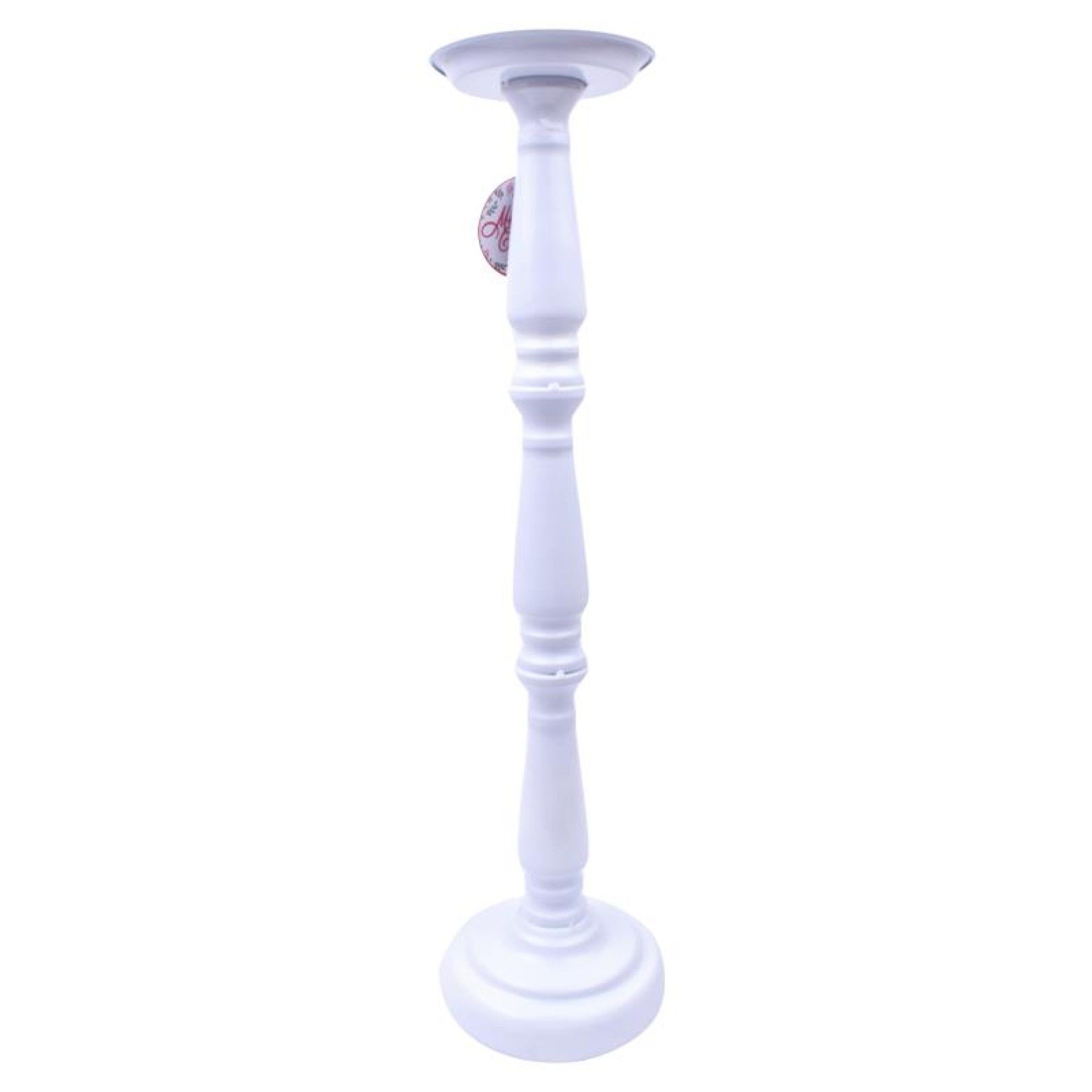 CASTIÇAL METAL 59CM BRANCO 2104223ç CASTIÇAL METAL 59CM BRANCO 2104223ç