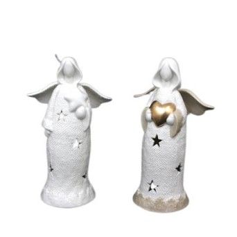 ANJO PORC. C/LUZ 25CM 50431681 LUNA