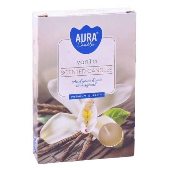 VELAS TEALIGHT BAUNILHA 6UNI