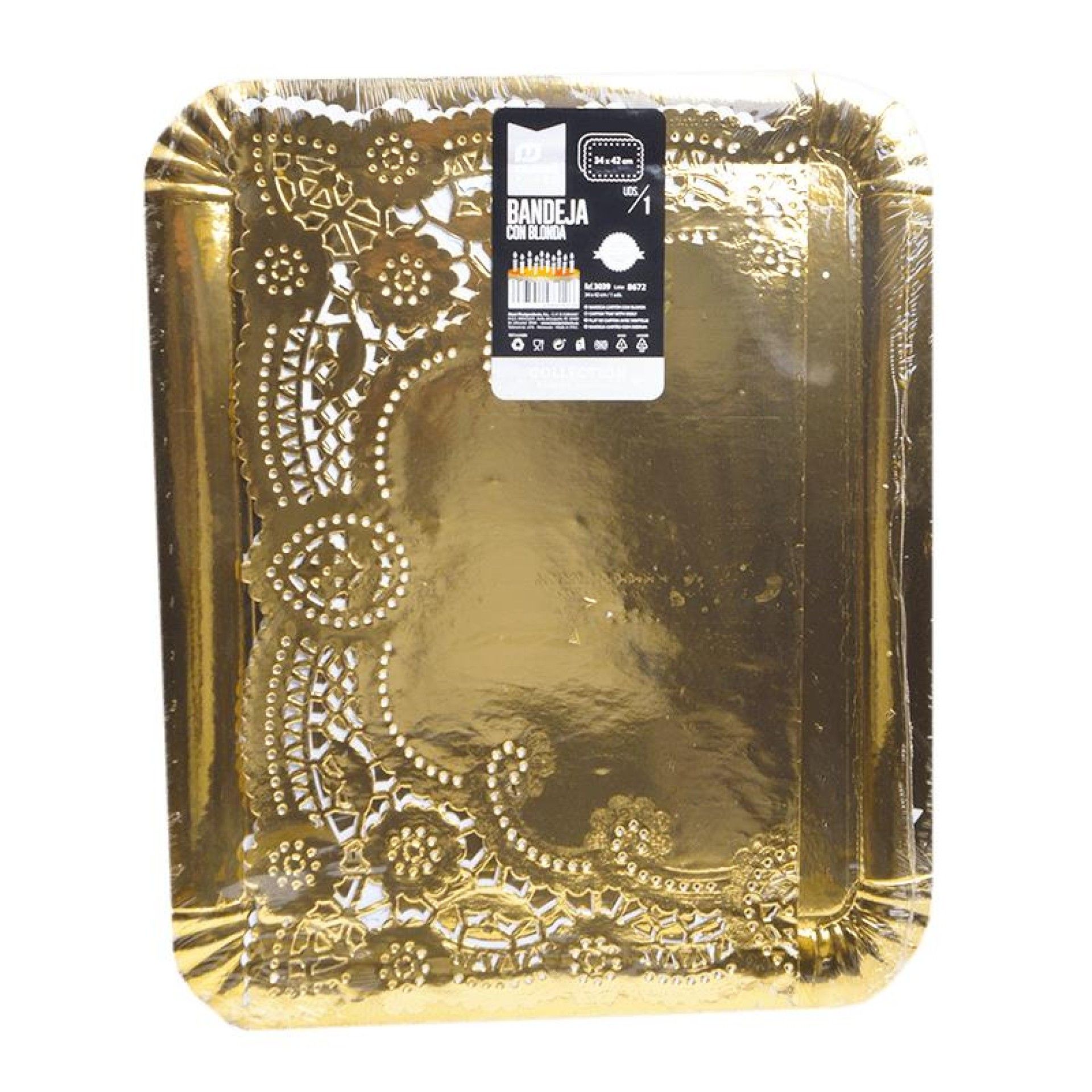 BANDEJA PAPEL C/NAPRON RECT.1UN 3039 CX72 BANDEJA PAPEL C/NAPRON RECT.1UN 3039 CX72