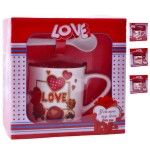 SET CANECA E COLHER 8,2X6,8 2645-108-01 CX96