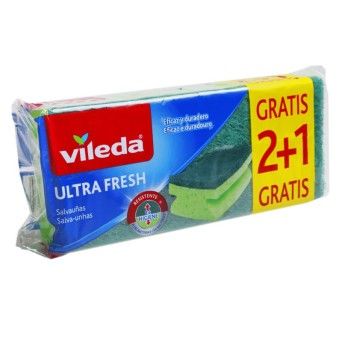 VILEDA ESPONJA VERDE 2+1
