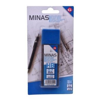 MINAS 0.7MM P/LAPIS 100UN