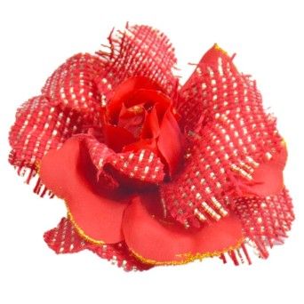 FLOR DEC. NATAL OURO C/ MOLA