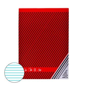 BLOCO PAPEL A4 80FLS PAUT.