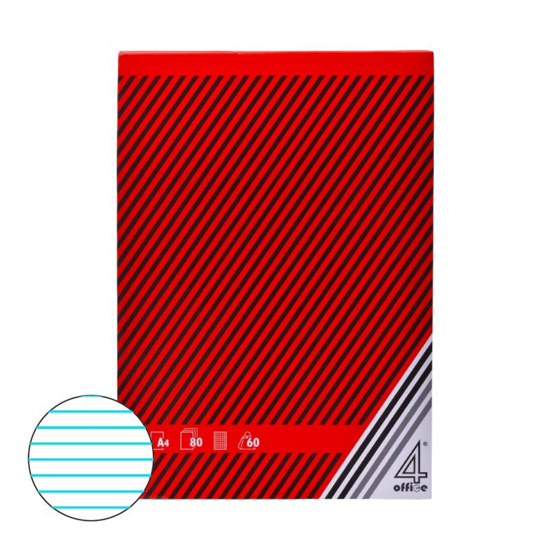 BLOCO PAPEL A4 80FLS PAUT. BLOCO PAPEL A4 80FLS PAUT.