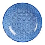 PRATO FUNDO 20CM ONDA JAPONESA AZUL 89977