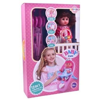 CARRINHO C/BONECA CP151637 CX12