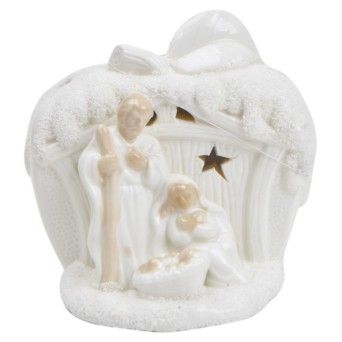 PRESEPIO PORC. C/LUZ 13,5CM 50431547