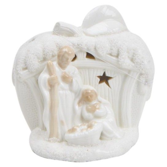 PRESEPIO PORC. C/LUZ 13,5CM 50431547