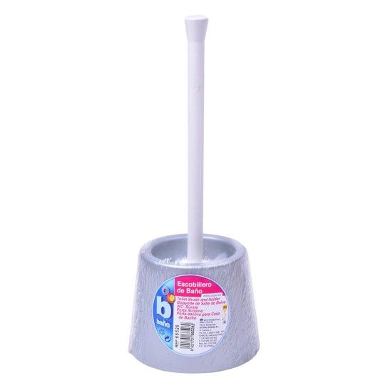 ESCOVA WC C/SUP.CINZA 66528 CX24