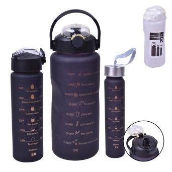 GARRAFA PLST. SET 3 TAM 203-183-A CX48