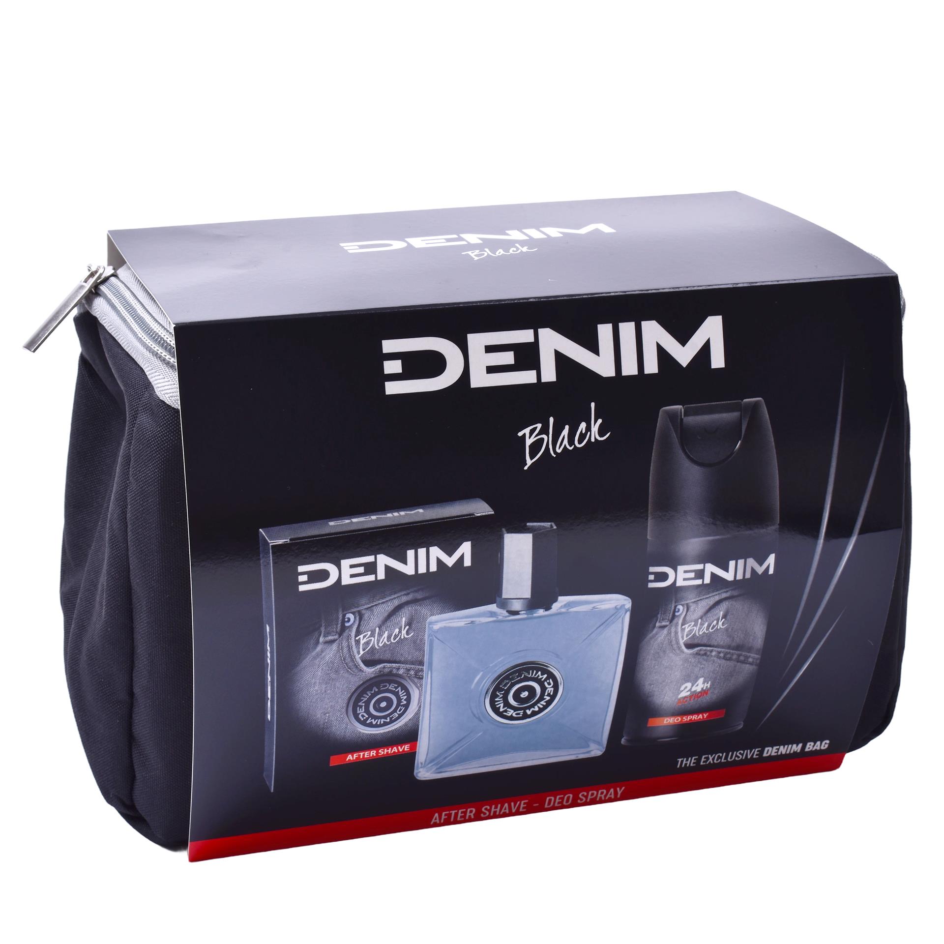 DENIM BLACK AFTER SHAVE+DEO+BOLSA DENIM BLACK AFTER SHAVE+DEO+BOLSA