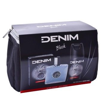 DENIM BLACK AFTER SHAVE+DEO+BOLSA