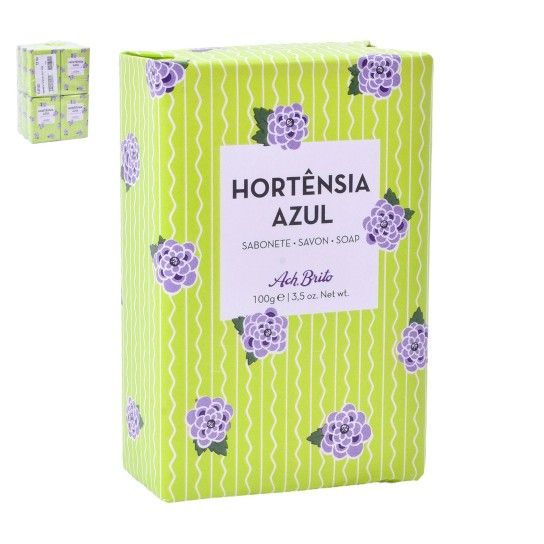 SABONETE HORTENSIA AZUL 100GR