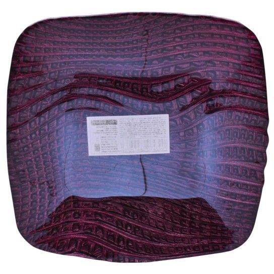 PRATO VIDRO QUAD. ROXO CX6 PRATO VIDRO QUAD. ROXO CX6