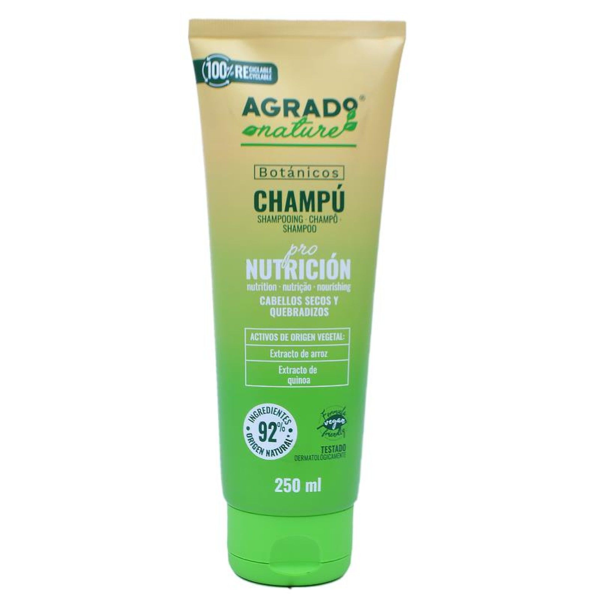 CHAMPO AGRADO TUBO250ML BOTANICO NUTRICAO