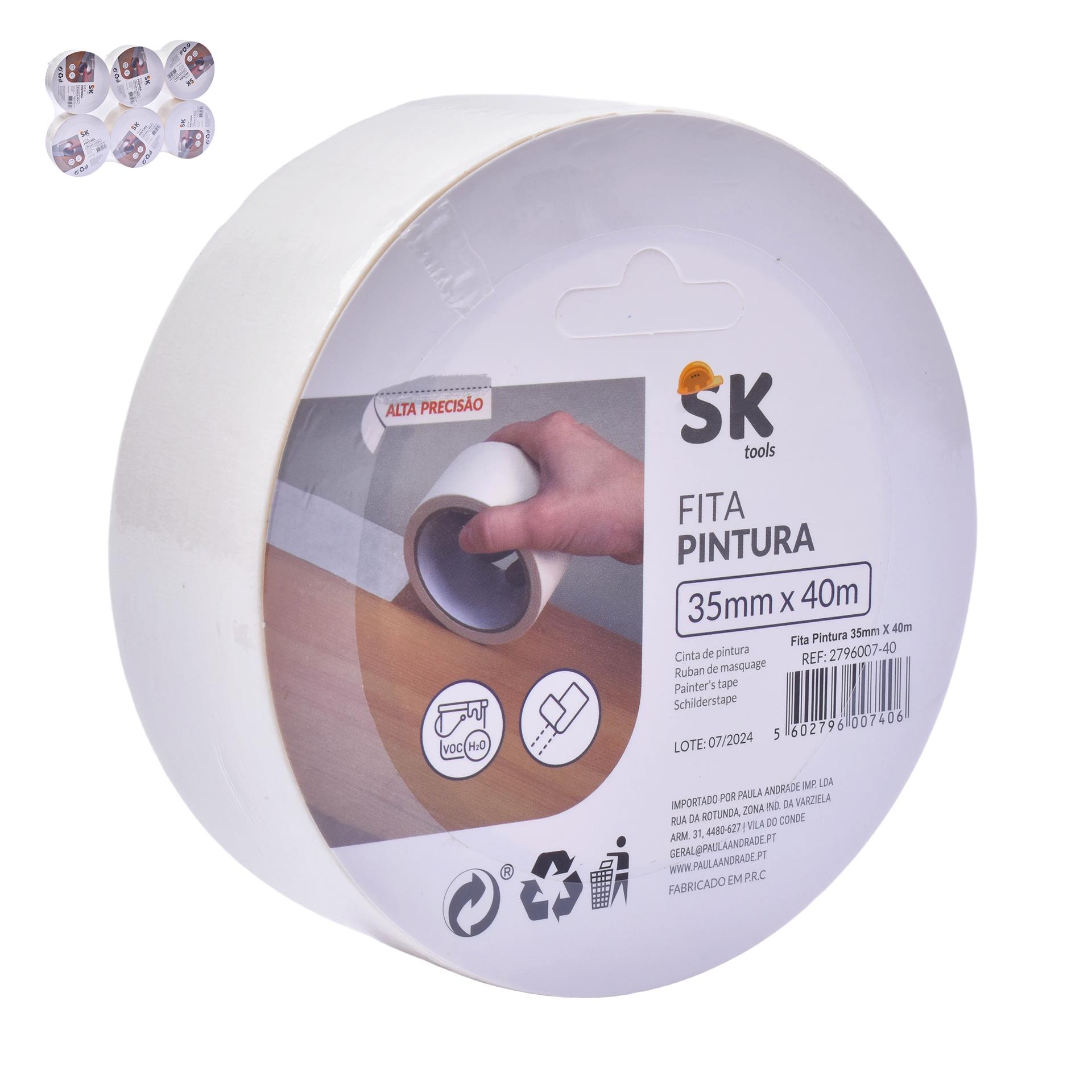 FITA PINT 35MMX40M 2796007-40 CX96 FITA PINT 35MMX40M 2796007-40 CX96