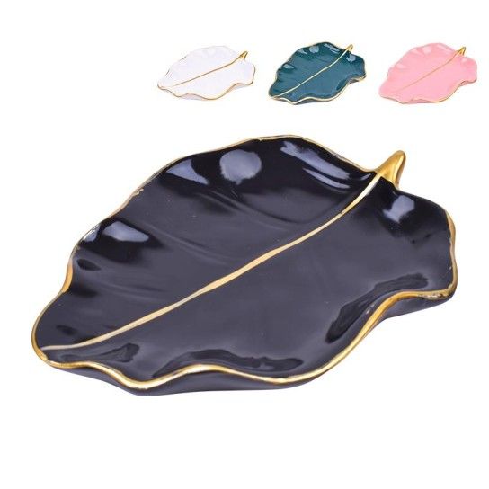 PRATO DECORATIVO FOLHA 2574-500 CX72