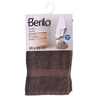 TOALHA LISA 30X50 CINZENTO BERILO