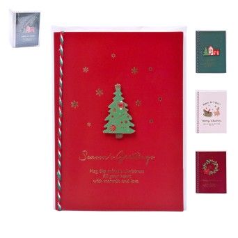 CARTAO NATAL 14X10,5CM 2915-651 CX288