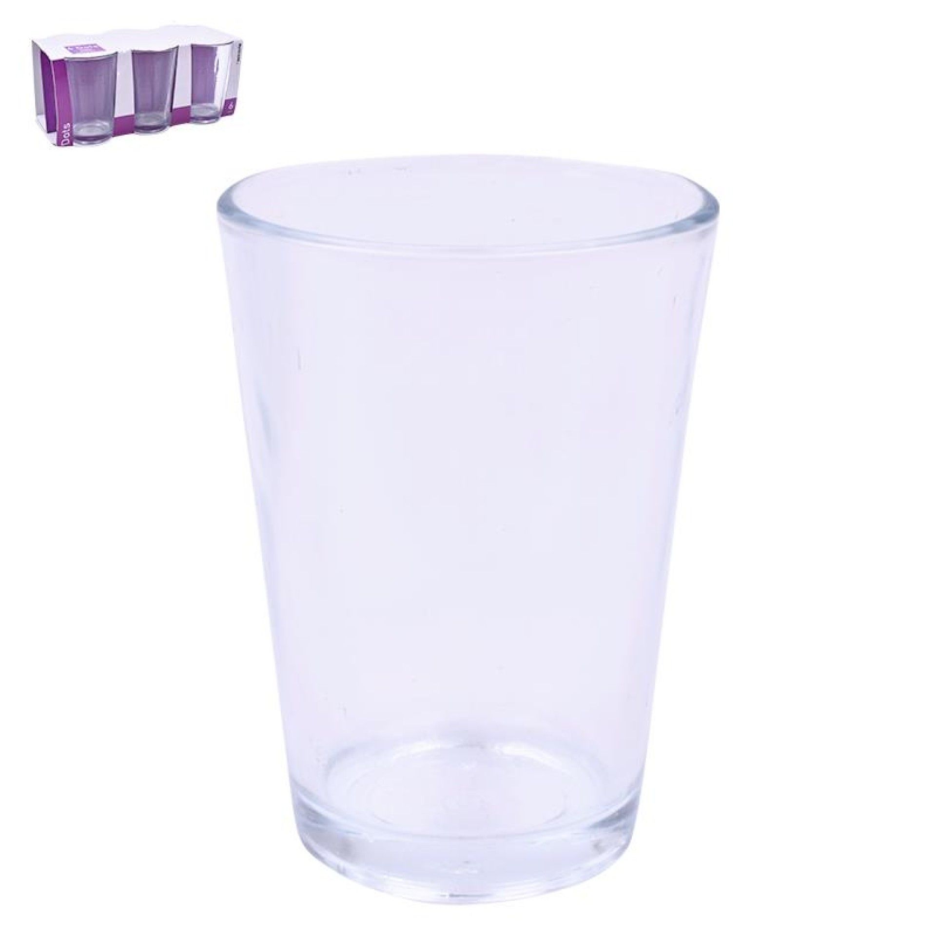 CJ. 6 COPOS MYGLASS DOTS 200ML CJ. 6 COPOS MYGLASS DOTS 200ML