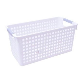 CESTO MULTIUSOS BRANCO 29X13,5X12,5CM