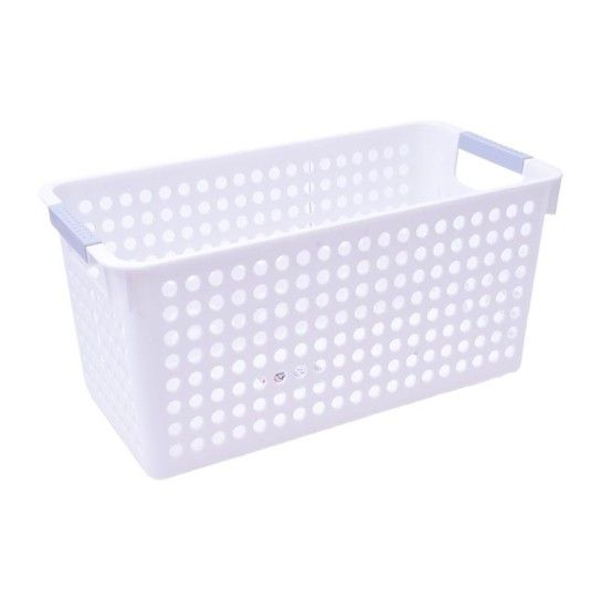 CESTO MULTIUSOS BRANCO 29X13,5X12,5CM